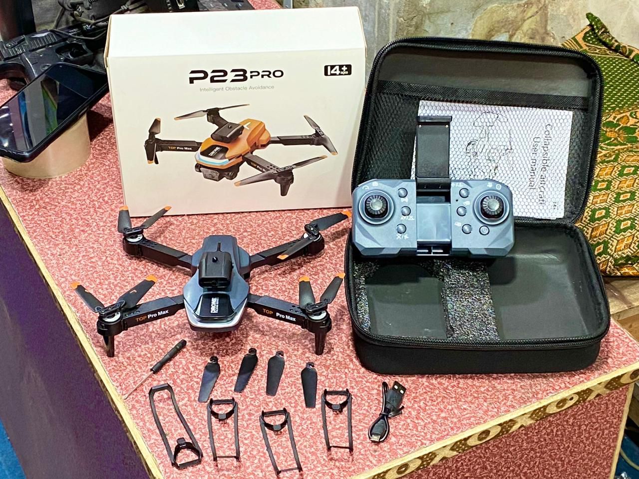 P23 RC Drone 8K Professional | Dual Camera with 4K Wide-Angle Lens
